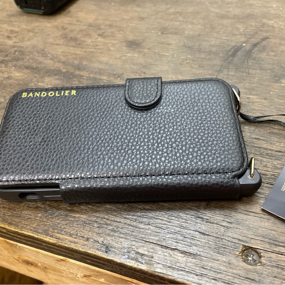 Bandolier LEATHER Textured Black Phone Case